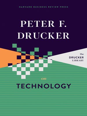 cover image of Peter F. Drucker on Technology